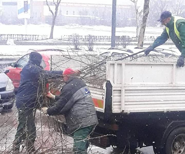 Martovski snijeg nije usporio radove Parka na predproljetnom uređenju zelenila