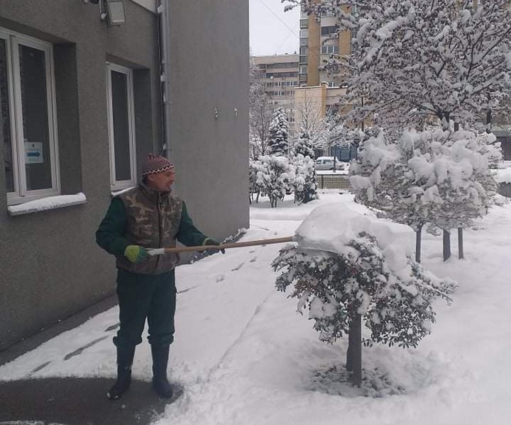 Aprilski snijeg nije oštetio sarajevsko zelenilo, ekipe Parka na terenu
