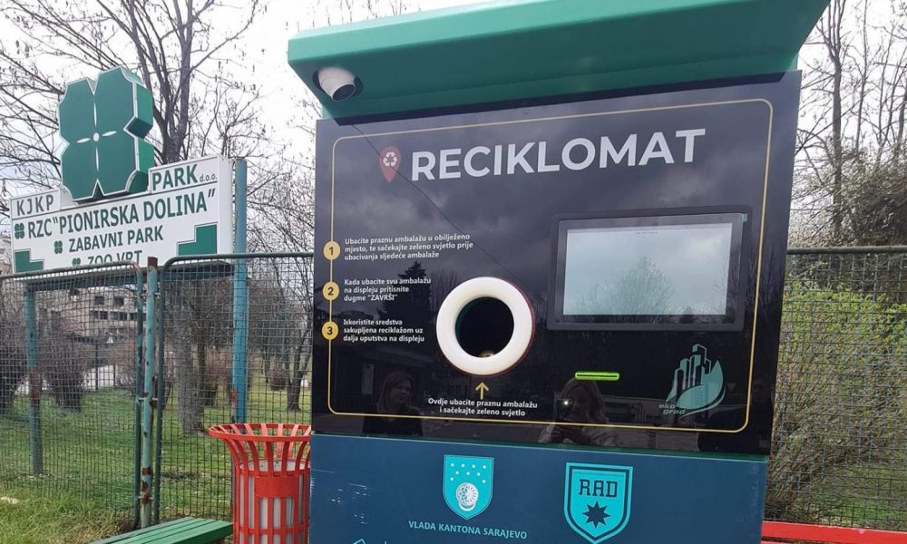 Drugu godinu za redom preduzeće Park partner i podrška projektu “Reciklomati u Sarajevu”