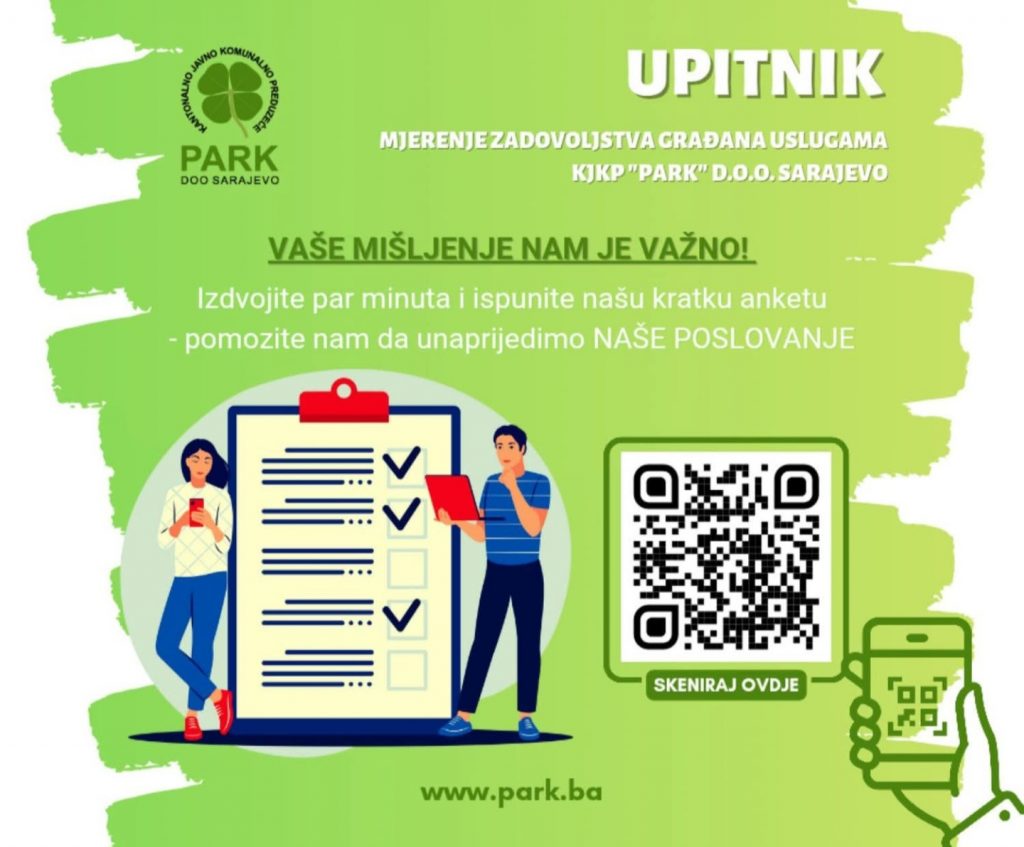 Vaše mišljenje o kvaliteti naših usluga nam je važno